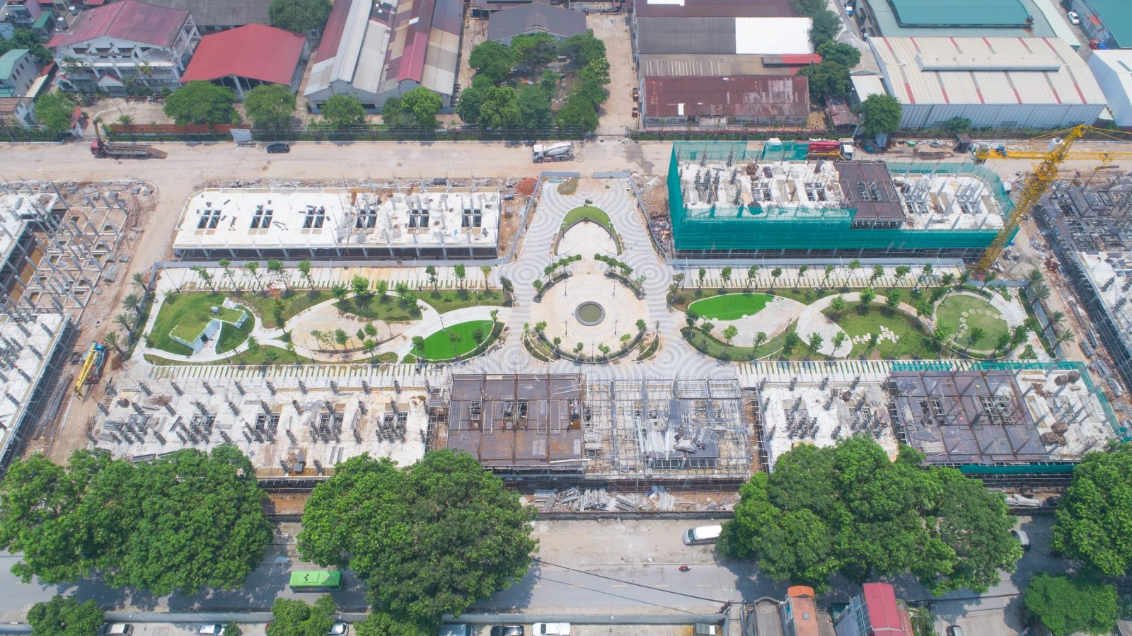 tiến độ xây dựng bình minh garden