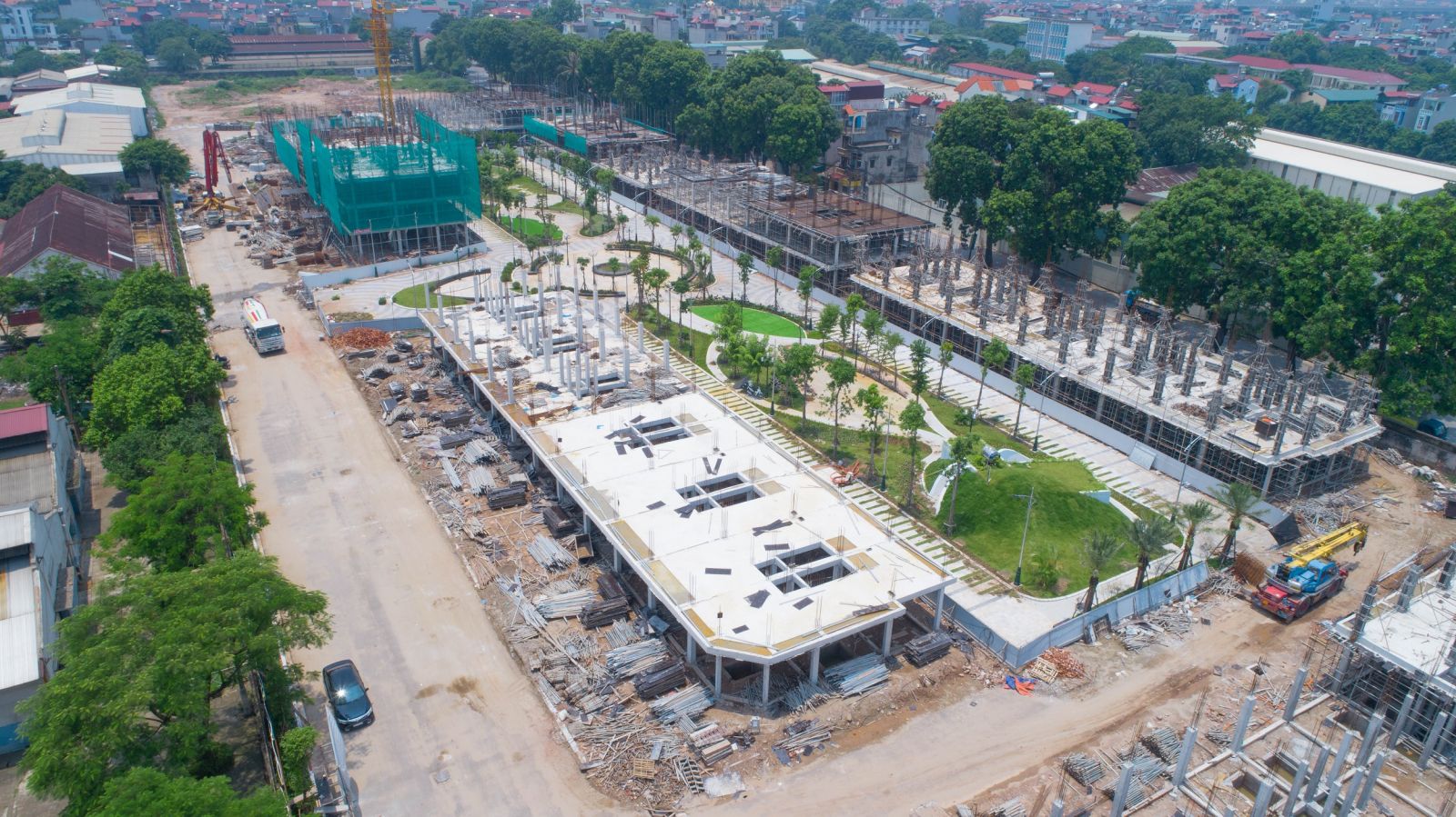 tiến độ xây dựng bình minh garden