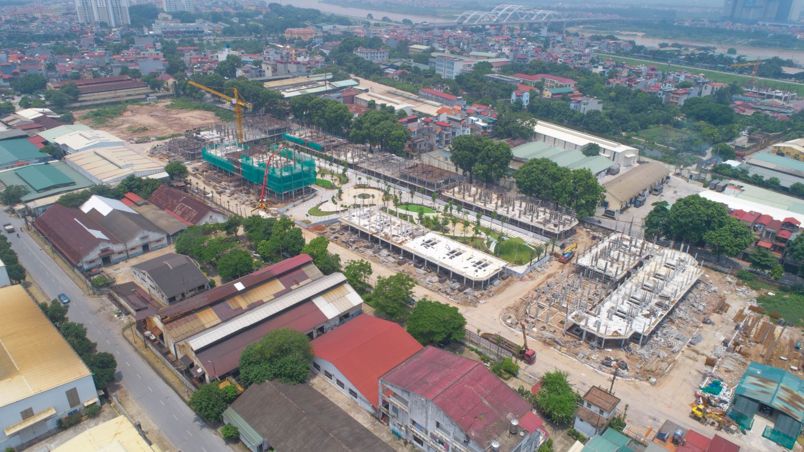 tiến độ xây dựng bình minh garden