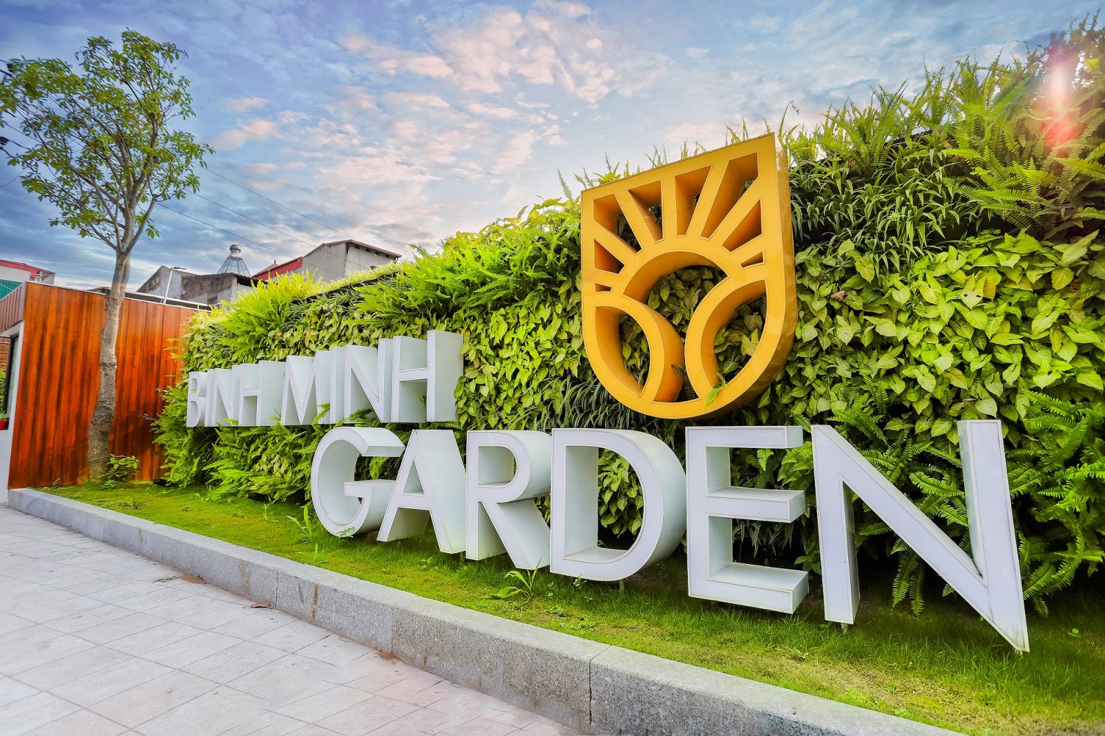 cổng dự án bình minh garden