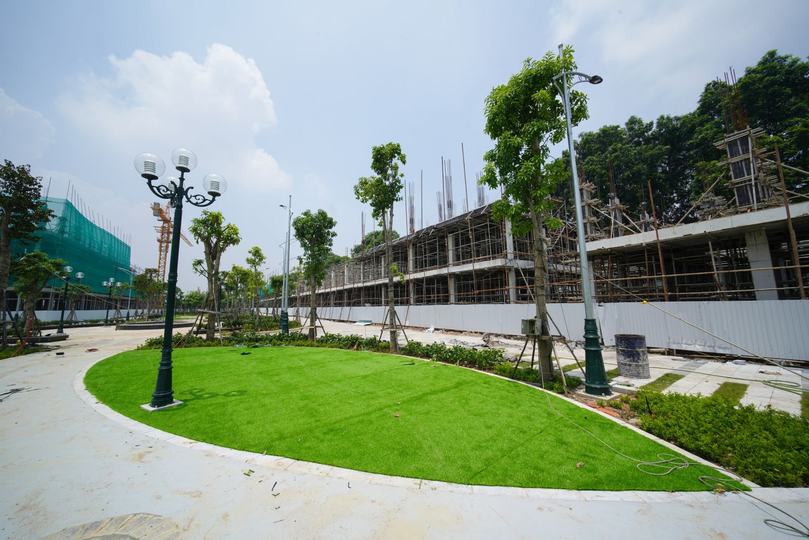 tiến độ xây dựng bình minh garden