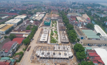 Tiến độ xây dựng dư án Bình Minh Garden ngày 20/08/2019