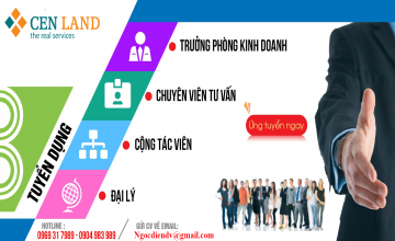 Tuyển nhân viên kinh doanh Bất Động Sản tại Hà Nội